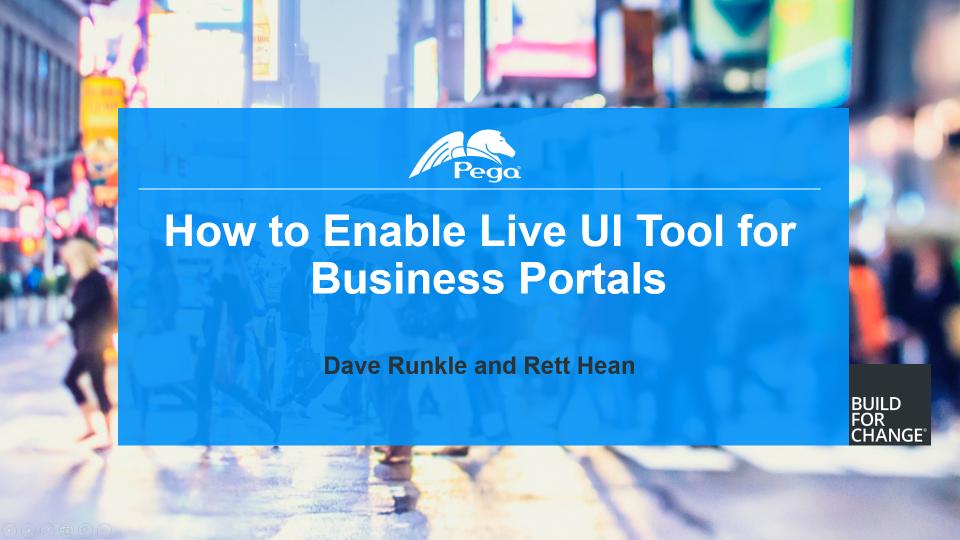 Support Guide: How to Enable Live UI Tool for Business Portals