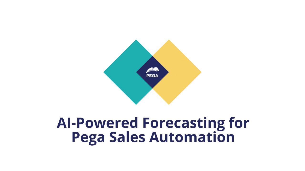 AI-Powered Forecasting for Pega Sales Automation
