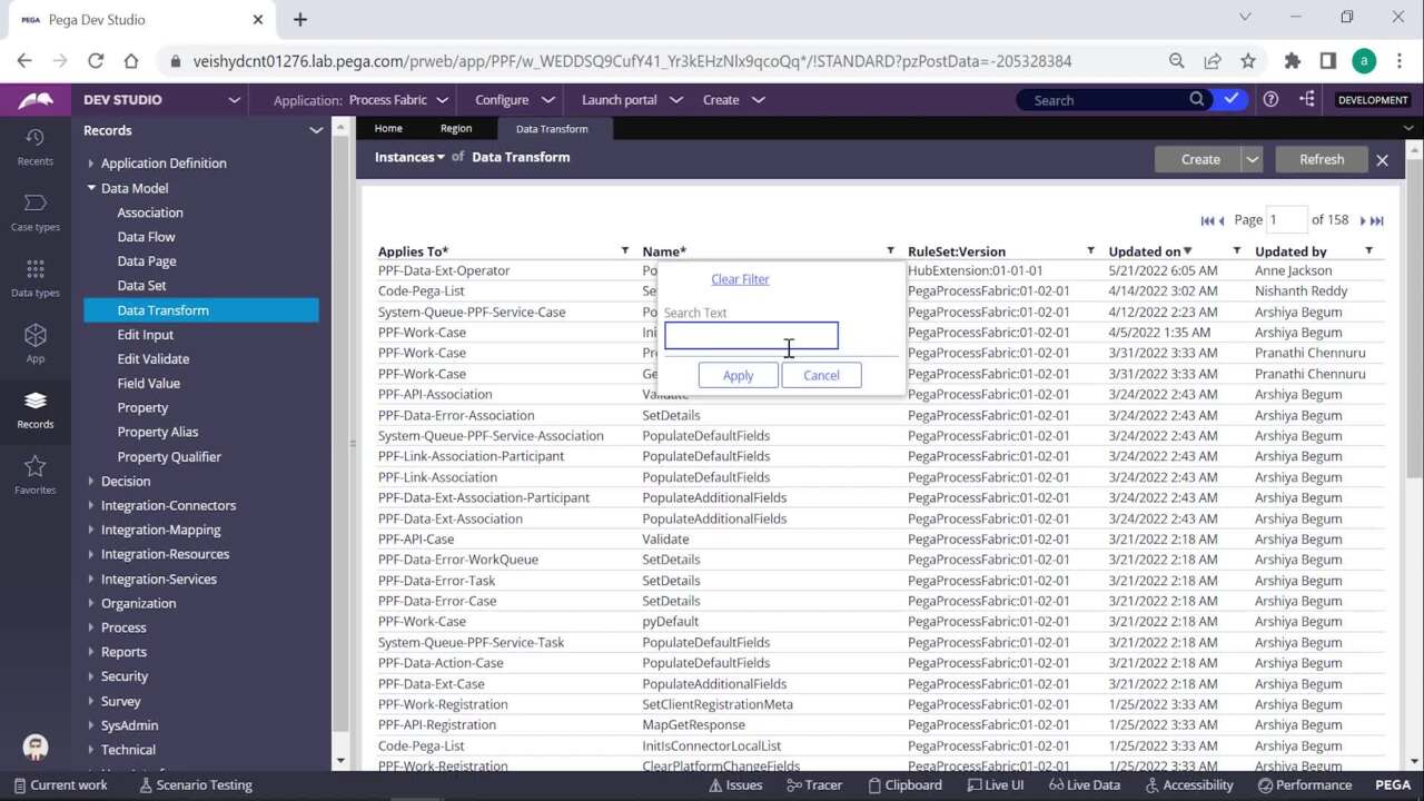 How to modify default entities through extensions on the Pega Process Fabric Hub connector for Salesforce