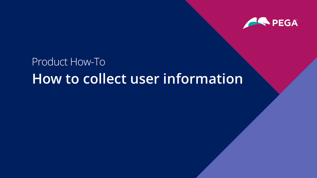 How to collect user information