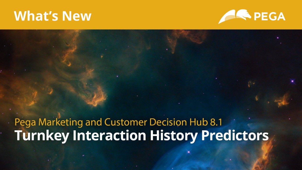 What's New - Turnkey Interaction History Predictors