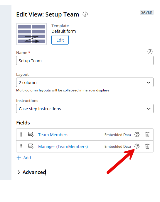 Configure Manager data reference