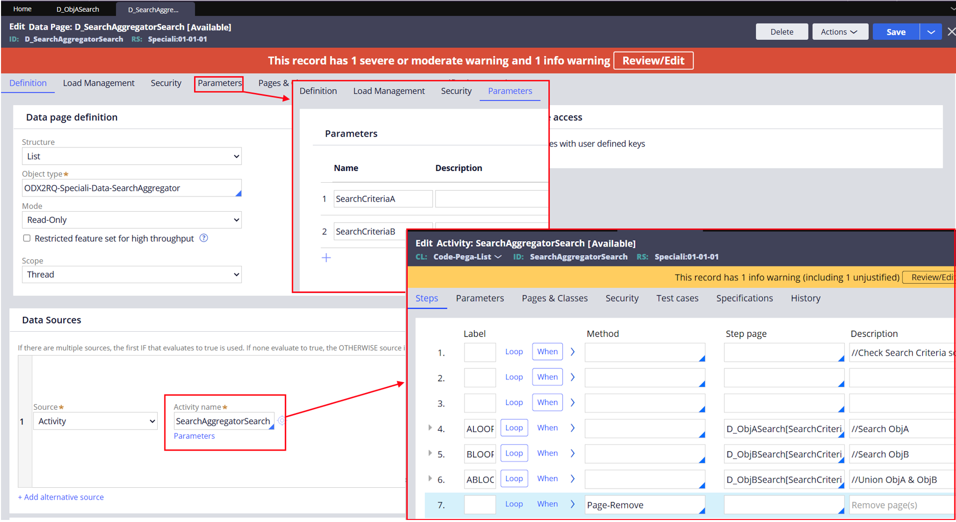 Result Search Activity
