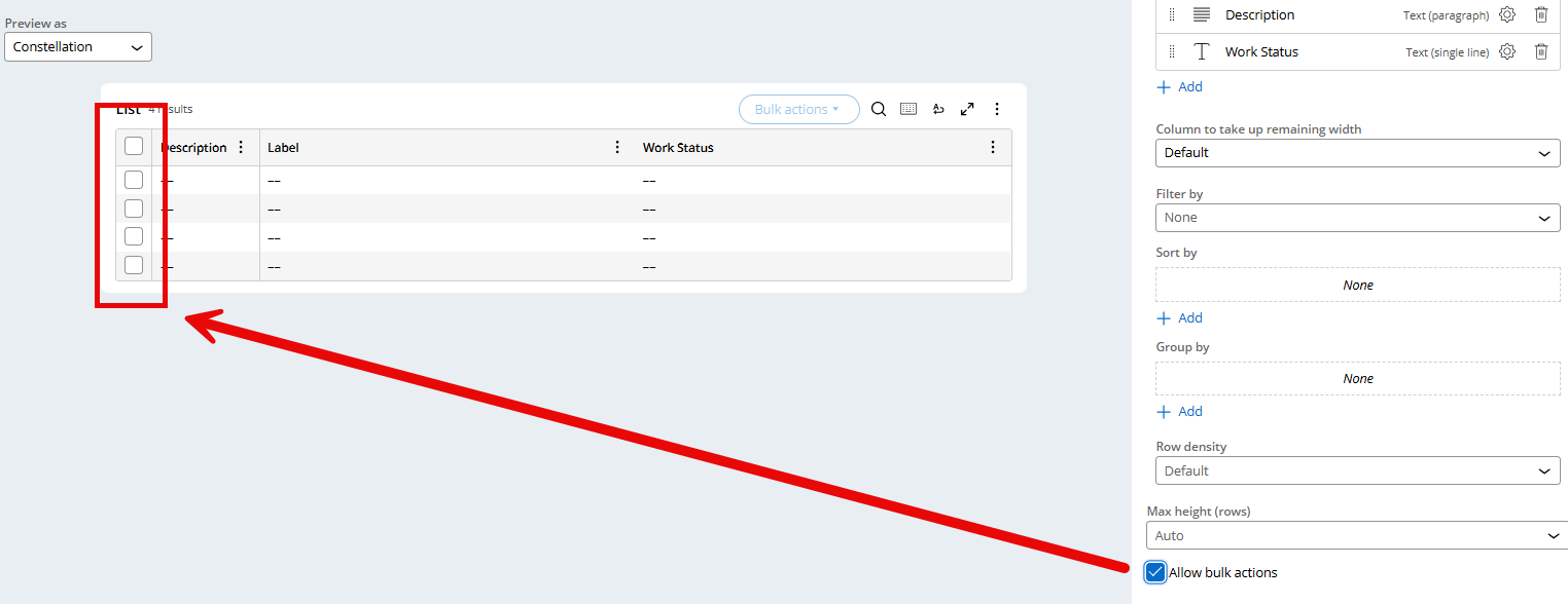 Bulk Actions