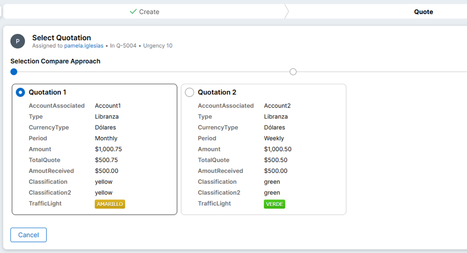 Compare and select with data reference