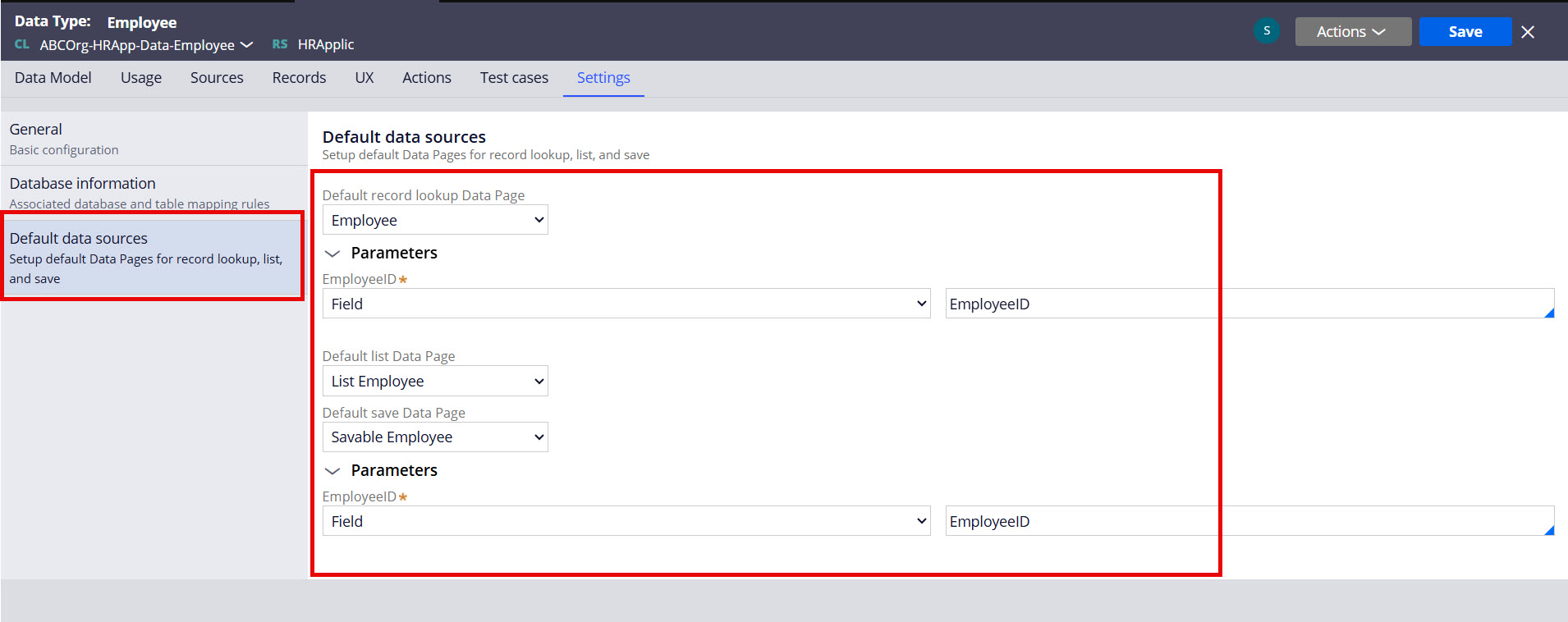 Default source of Data type