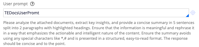 GenAI Connect Prompt Design