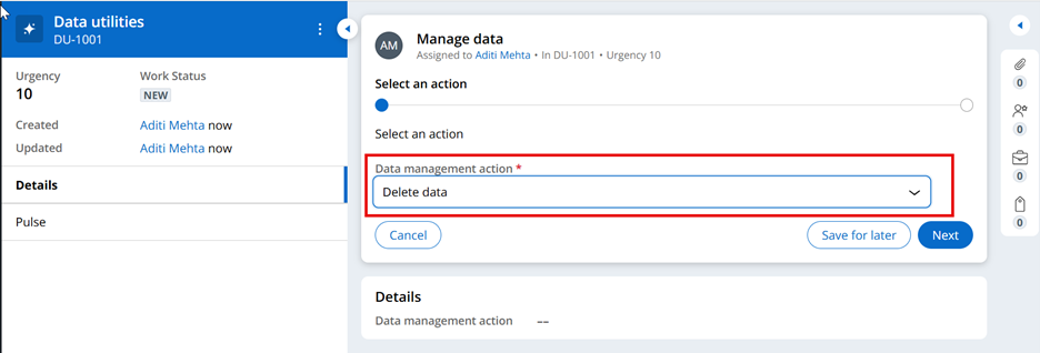 Delete Data