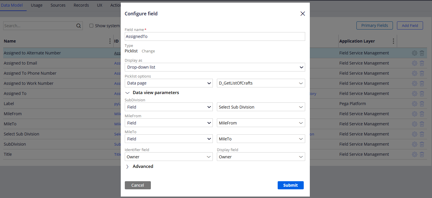 Attached image is property in datamodel