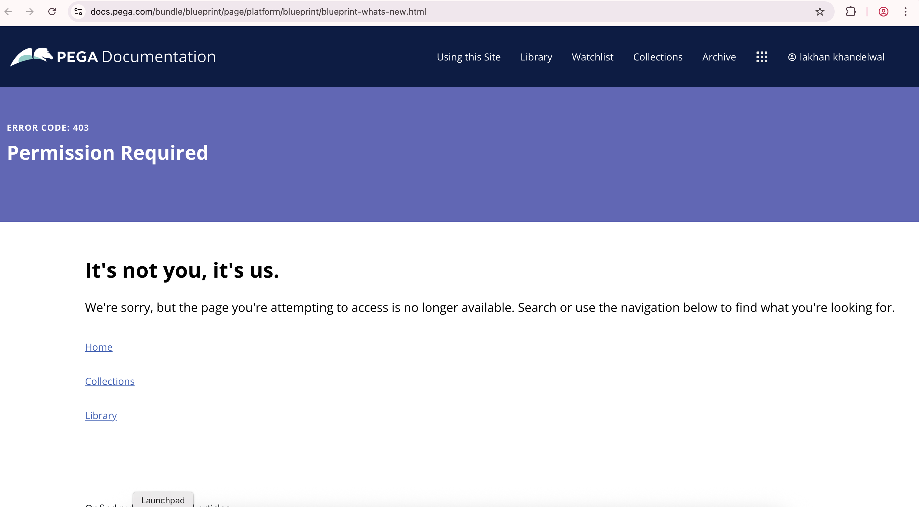 Error Screenshot