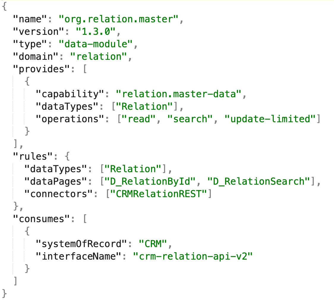 Data/Integration Module (Relation + CRM)