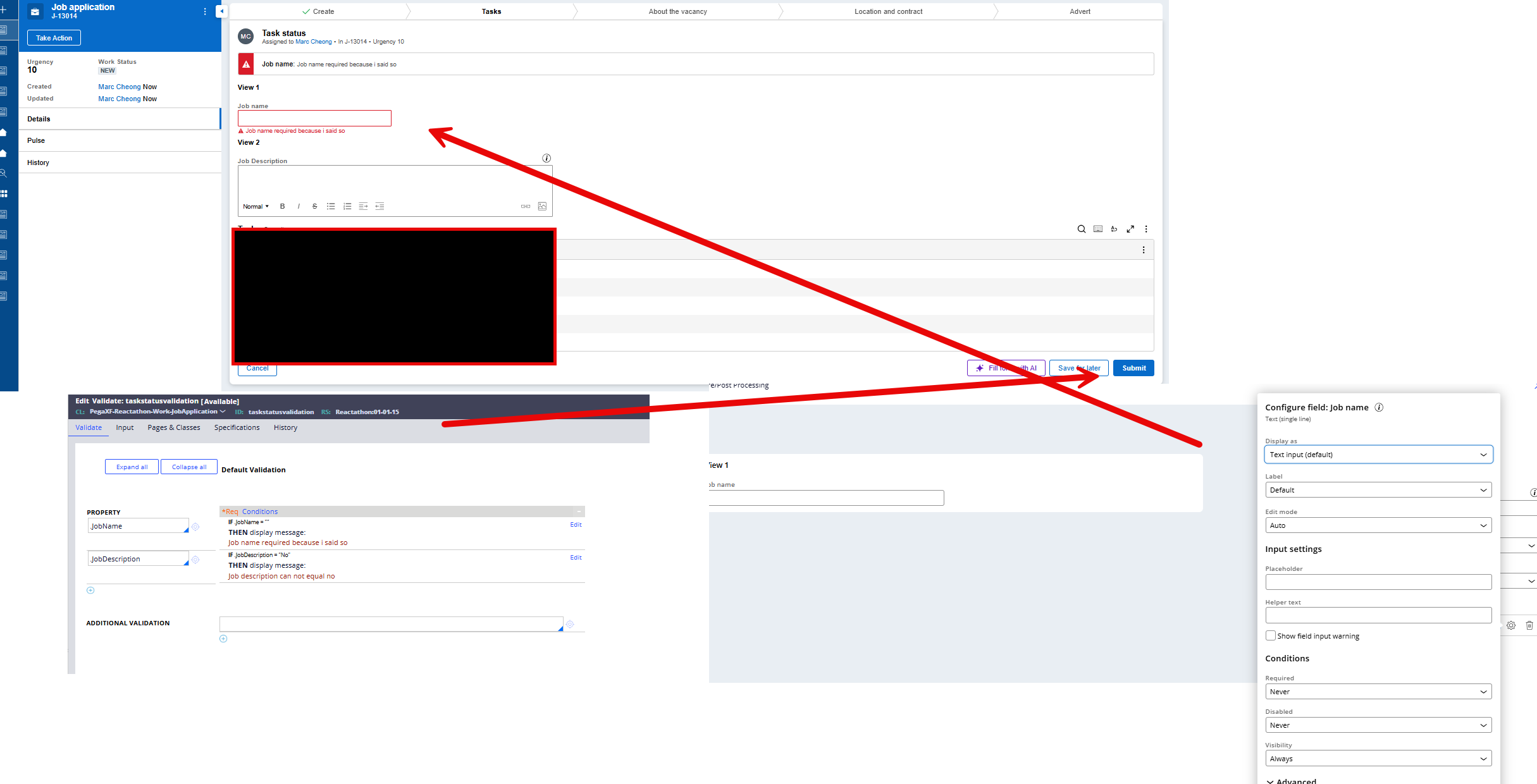 Example configuration