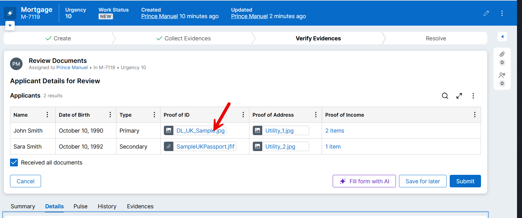 View attachments at runtime