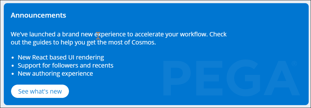 App Announcement at run time