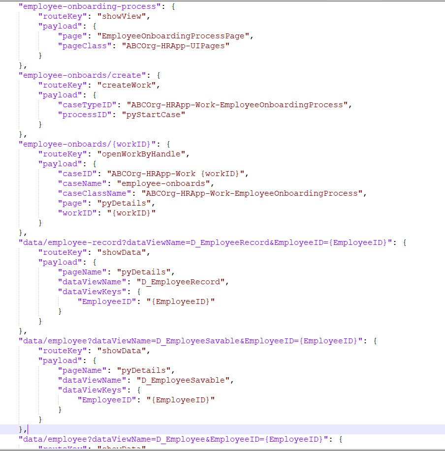 pyRoute tag in JSON format