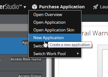 ucos new application wizard