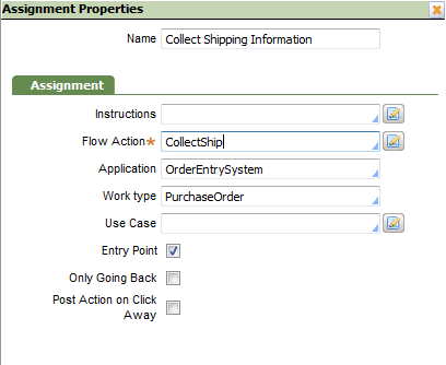 assignment shape pega