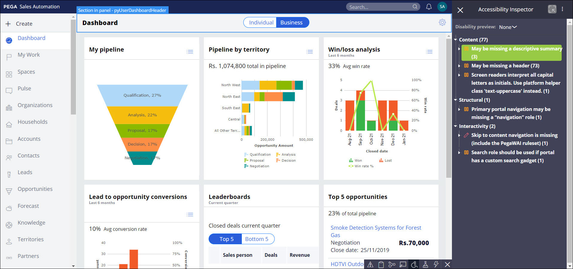 Enhance user experience with Pega Infinity design improvements (8.2) | Pega