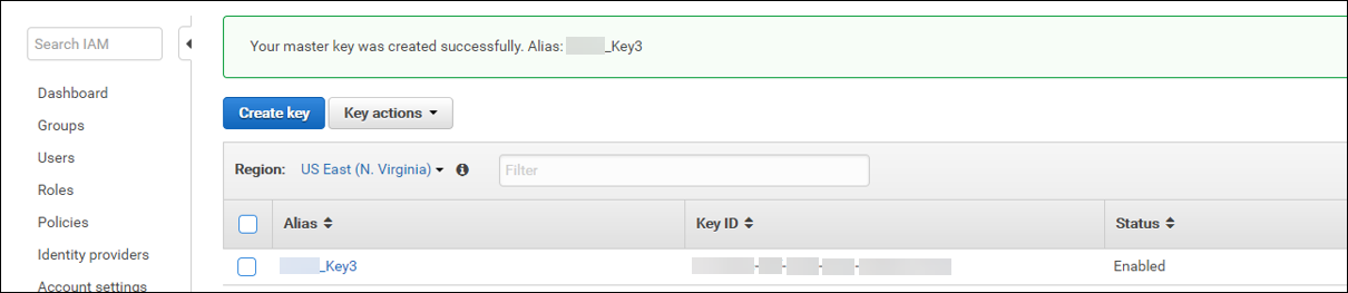 generate aws key Configuring Pega keystore Amazon  Services an Service Management Key Web