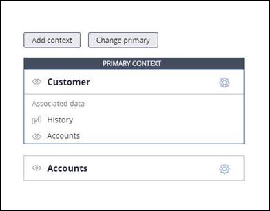 "Media shows Pega Collections contexts"