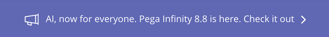 Pega Infinity 8.8 is here!