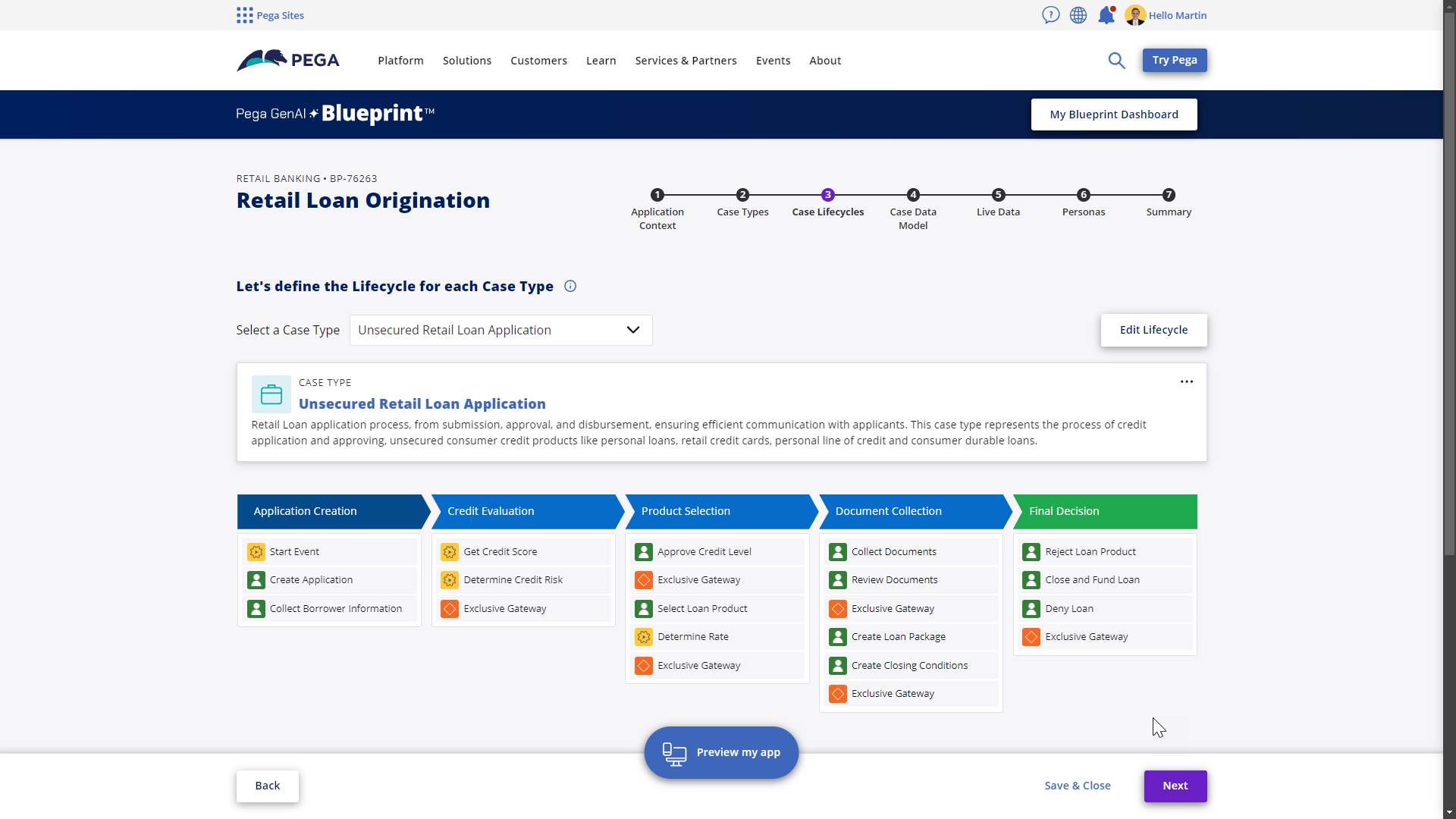 retail loan origination