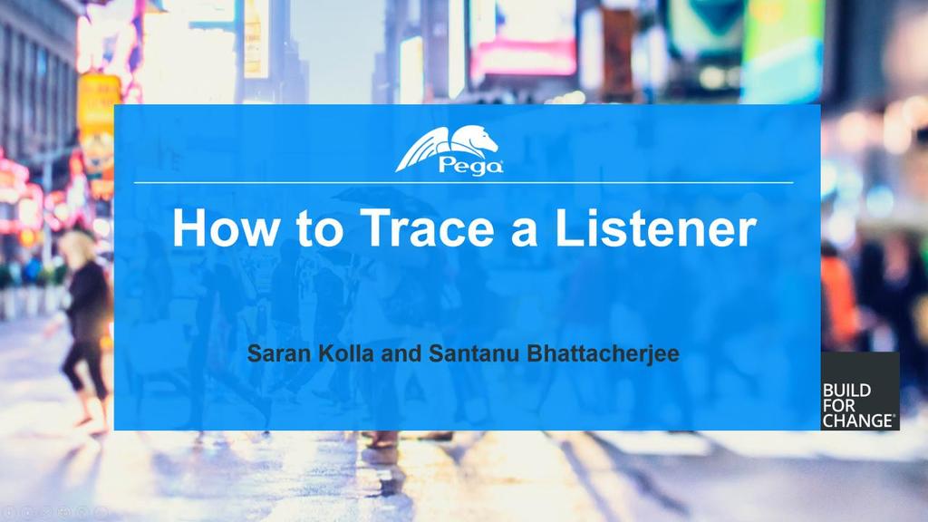 Support Guide: How to Trace a Listener