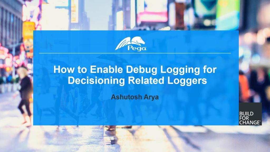 Support Guide: Enabling Debug Logging for Decisioning Related Loggers