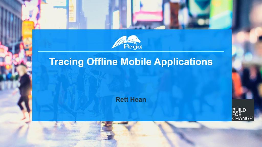 Support Guide: Tracing Offline Mobile Applications
