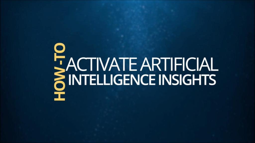 Pega How-To's | How to Activate Artificial Intelligence Insights