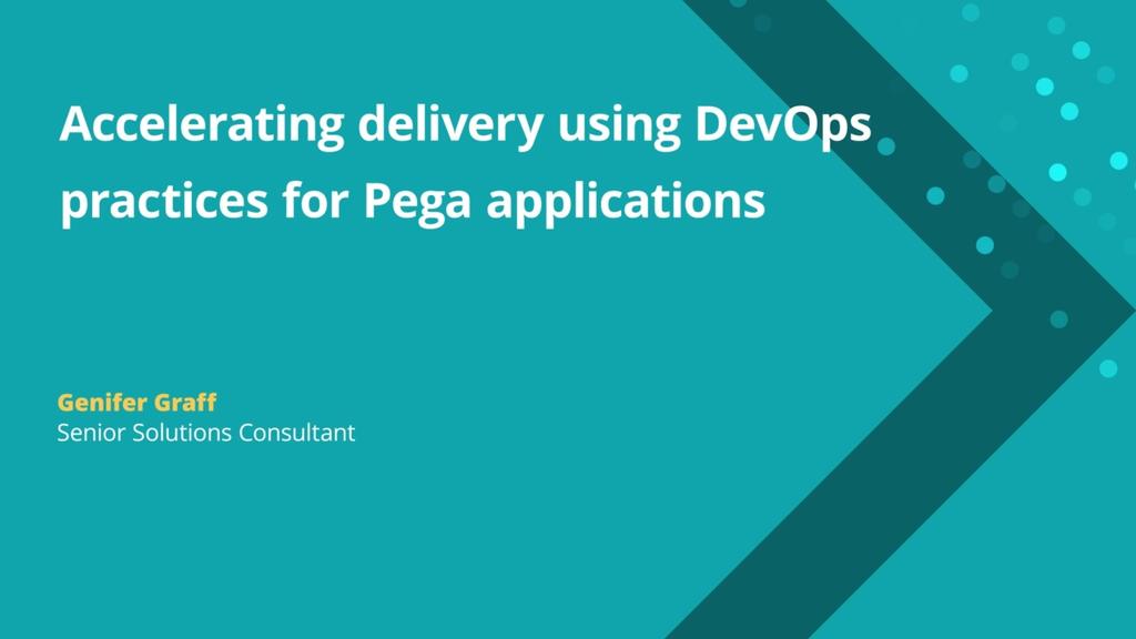 Accelerating delivery using DevOps