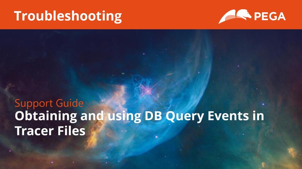 Obtaining and using DB Query Events in Tracer Files to Troubleshoot Reporting Issues