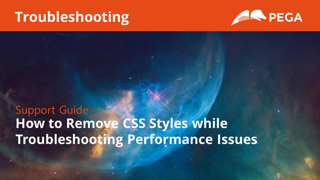 How to Remove CSS Styles while Troubleshooting Performance Issues