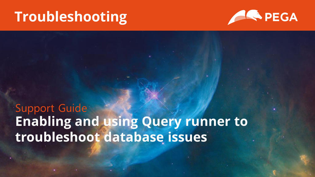 Enabling and using Query runner to troubleshoot database issues