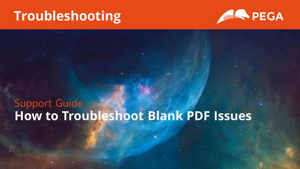 How to Troubleshoot Blank PDF Issues