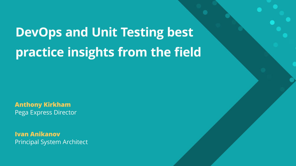 DevOps and Unit Testing best practice insights from the field