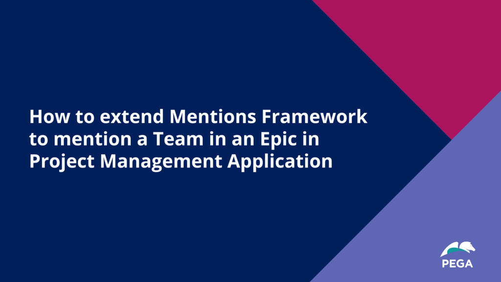 How to extend Mentions Framework to mention a Team in an Epic in Project Management Application