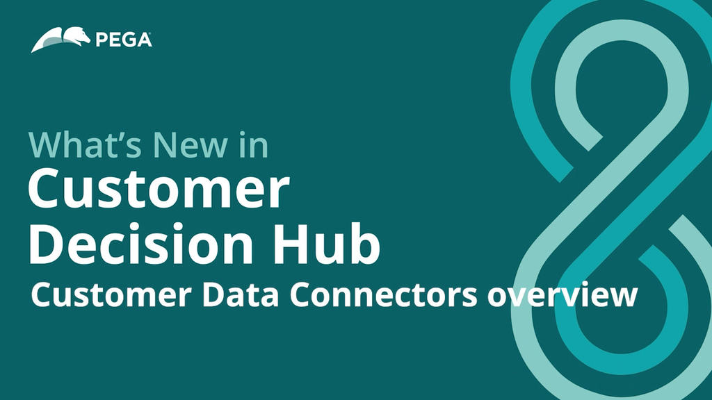 Customer Decision Hub 8.8 Update: Customer Data Connectors