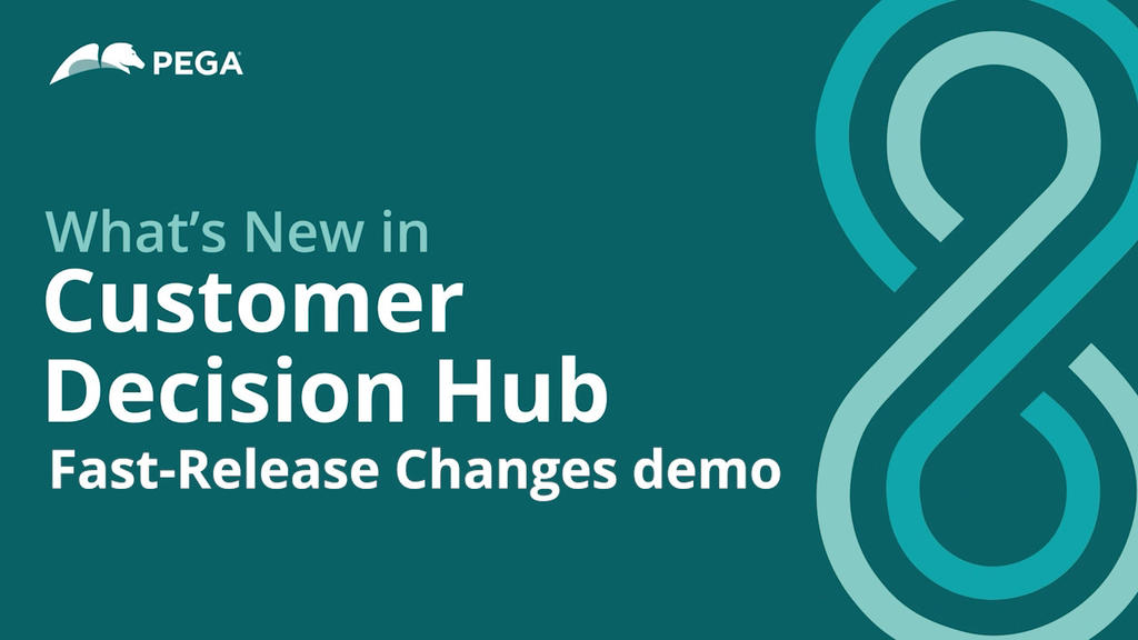 Customer Decision Hub 8.8 Update: 1:1 Operations Manager fast-release changes demo 