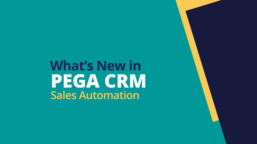 Pega 8.3 Update | What's New in Sales Automation