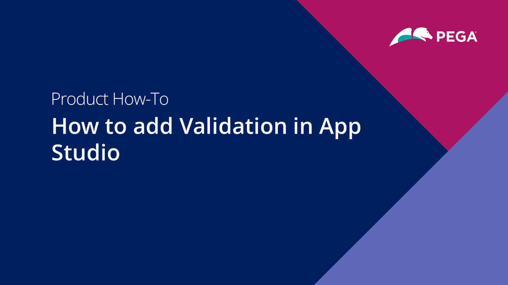 How to add validation in App Studio