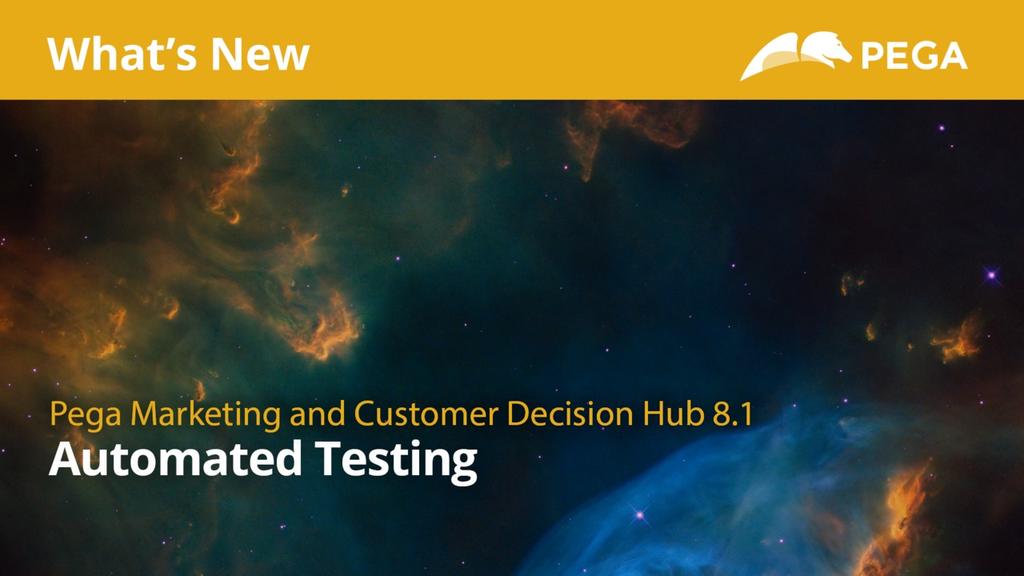 What's New - Automated testing