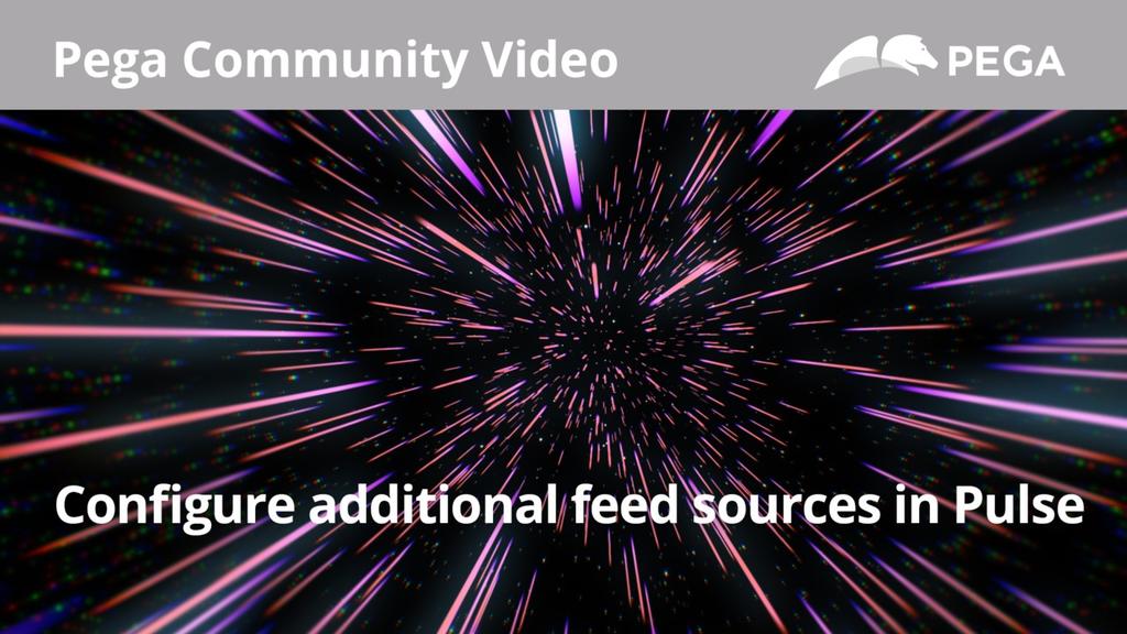 Configure additional feed sources in Pulse