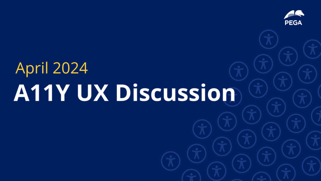 UX Discussion Group - April