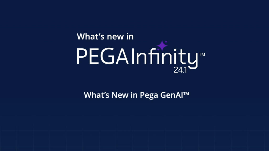 What's New in Pega Infinity '24.1 Event: Pega GenAI