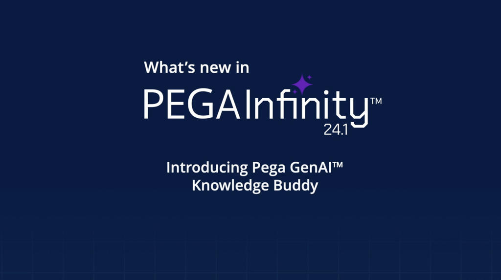 What's New in Pega Infinity '24.1 Event: Pega GenAI Knowledge Buddy