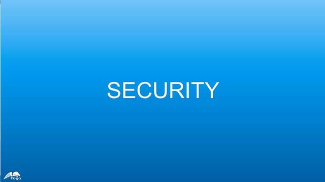 Pega 7.2.1 Update: Security