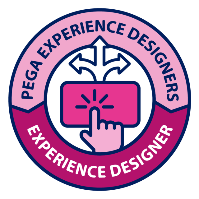 Decorative badge for the Experience Designer role