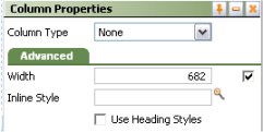 Column Properties