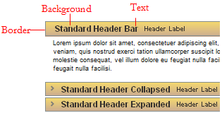 Standard Header example